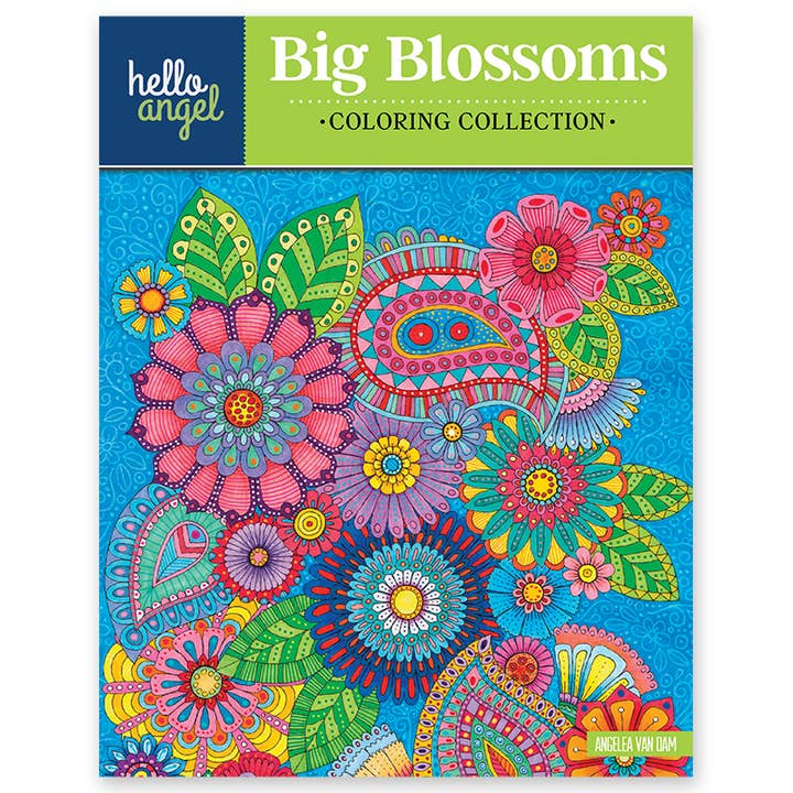 Libro para colorear - Big Blossoms para venta al por mayor de Wellspring