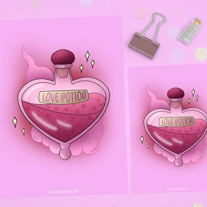 LorenaxAngelina - Wholesale Art Print - Witch Potion art print1