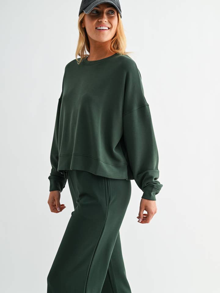 Mono B – Großhandel Sweatshirt – Damen – Laguna Pullover mit überschnittenen Schultern2