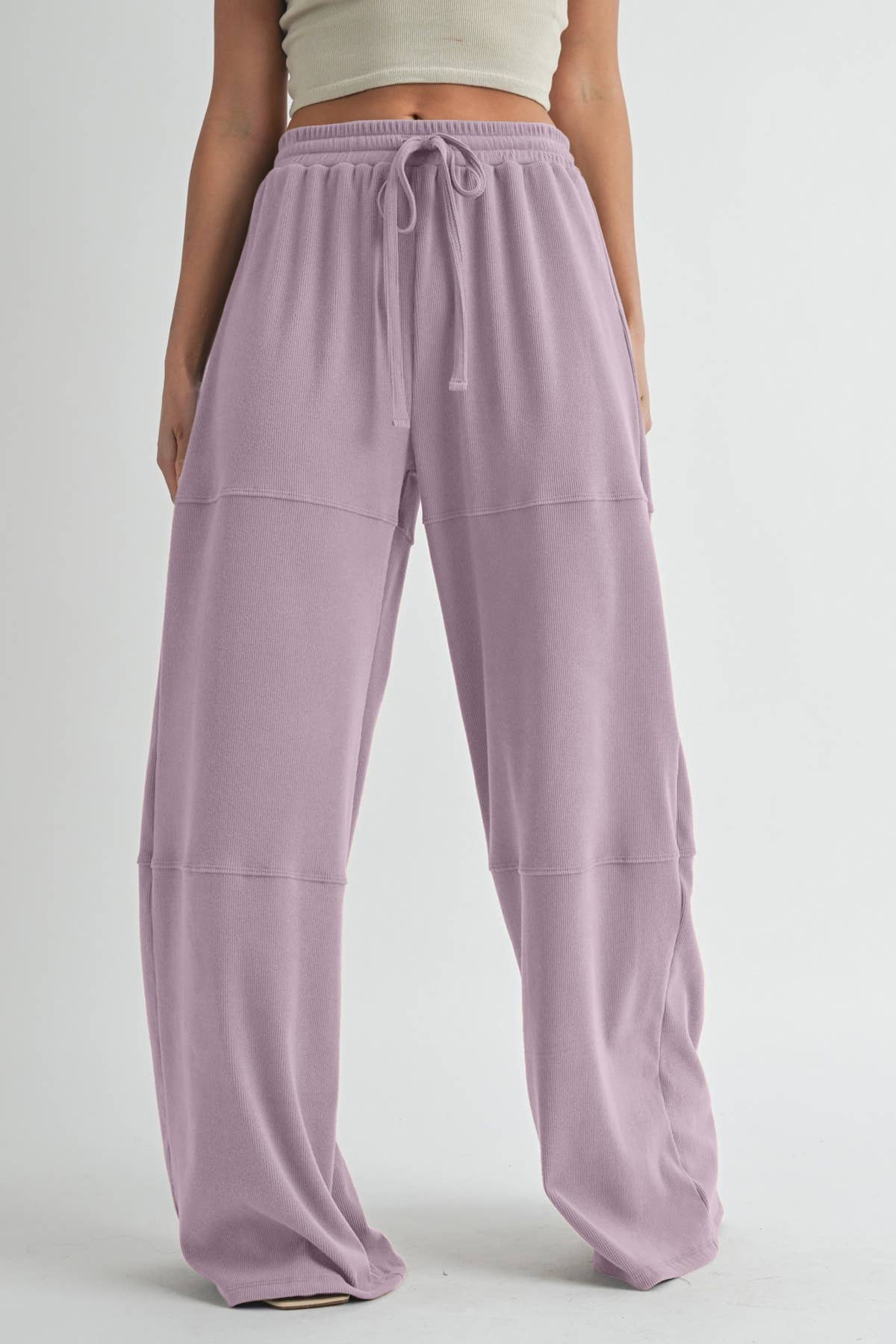 5besties inc - Wholesale Pants - Women's - ELASTIC WAIST WIDE-LEG PANTS.5