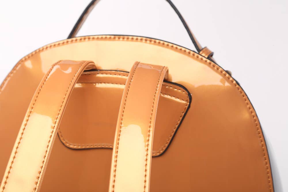 Brangio (Italy) Company Inc. - Wholesale Rugzak - Dames - Brangio Italië Paarse Rugzak van Lakleer7