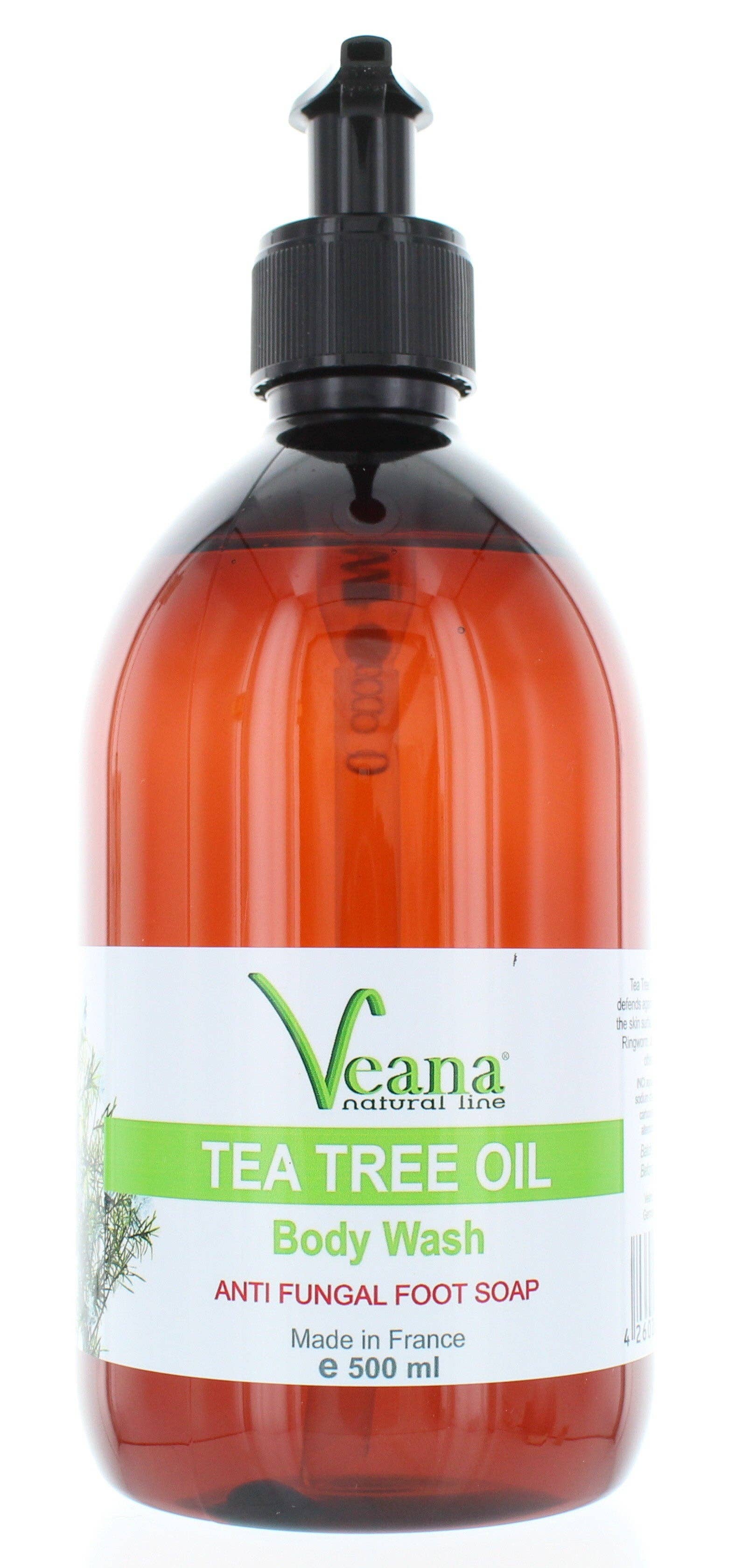 Veana - Wholesale Body Wash/Shower Gel - Anti Acne Tea Tree Soap Lotion (500ml)0
