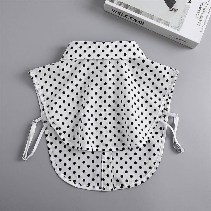Women's Cotton Polka Dot Detachable Collar For Sweaters And Hoodies for wholesale by Ekartini