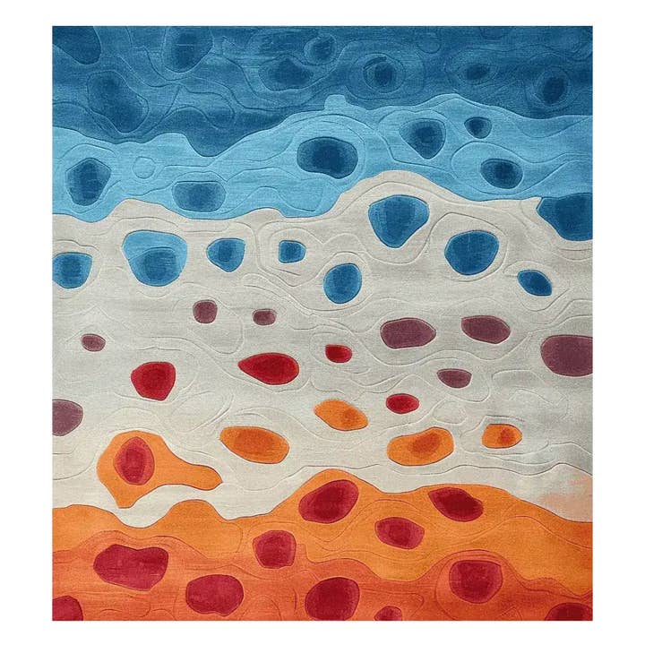 Color Melt Shore Hand Tufted Rug for wholesale by Maia Homes