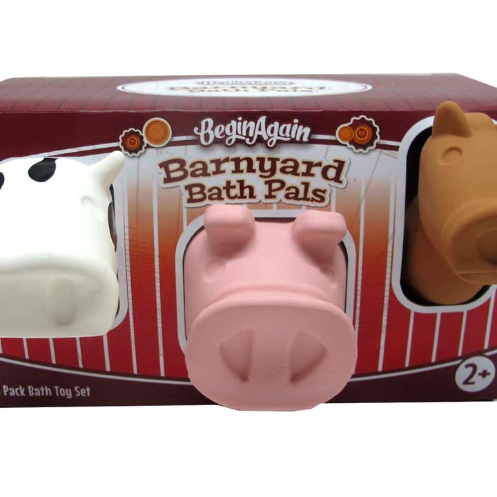 Barnyard Bath Pals - Farm Themed Set/3 Barnyard Bath Pals - Farm Themed Set/3