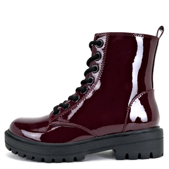 Mars Sky Shoes Wholesale - Wholesale Combat/Military Boots - Women's - Soda EPSOM Women Lug Sole Lace-up Military Combat Boots