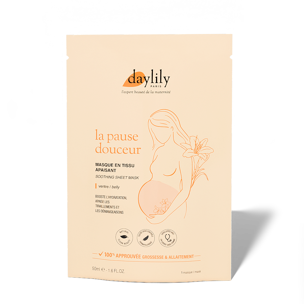 Daylily Paris - Wholesale Belly Oil/Butter - Maternity - La Pause Douceur - Soothing Tummy Mask4
