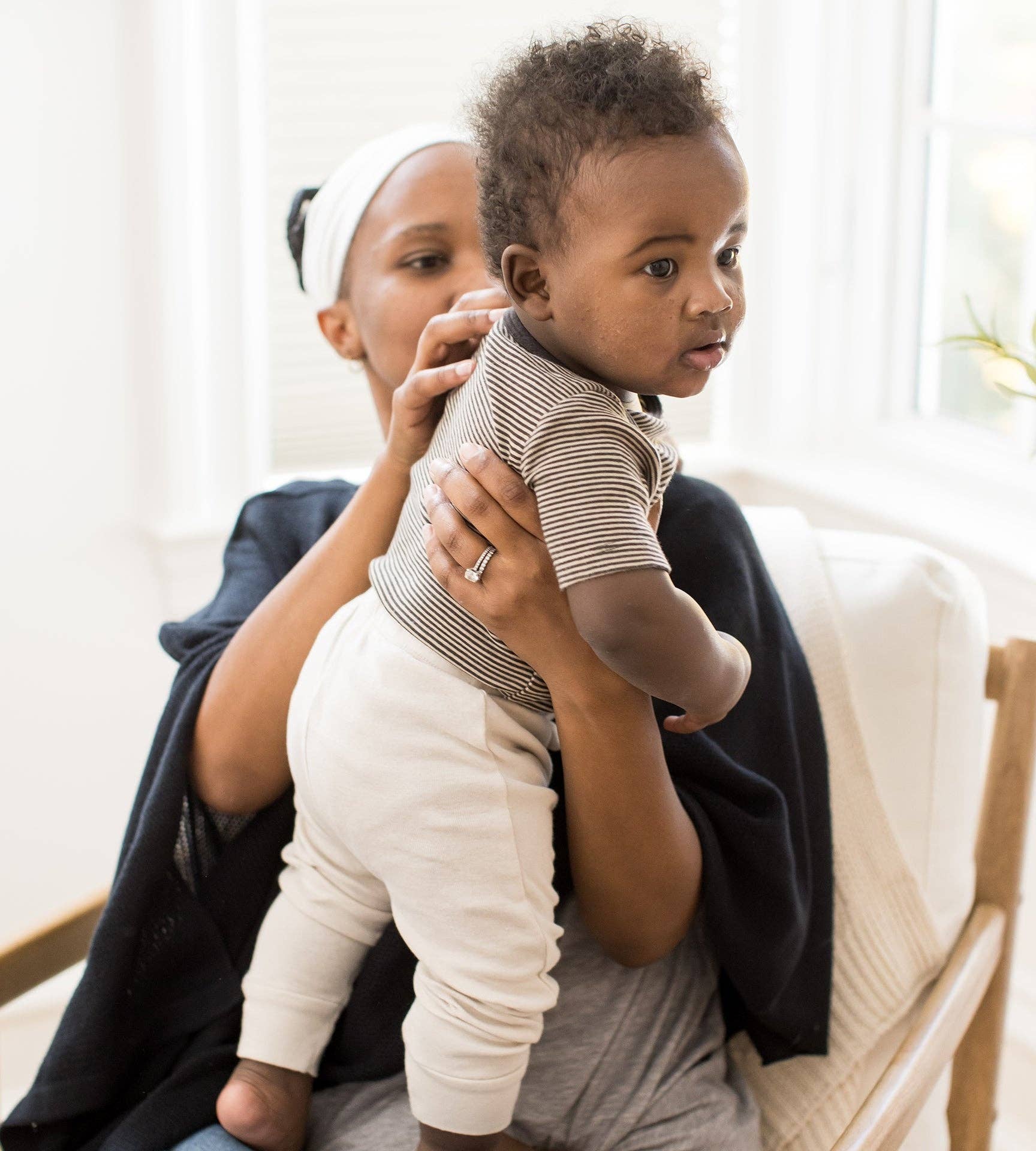Limestone Swaying Branches Organic Short Sleeve Bodysuit & Pant Set 3 Pack for wholesale on Faire3