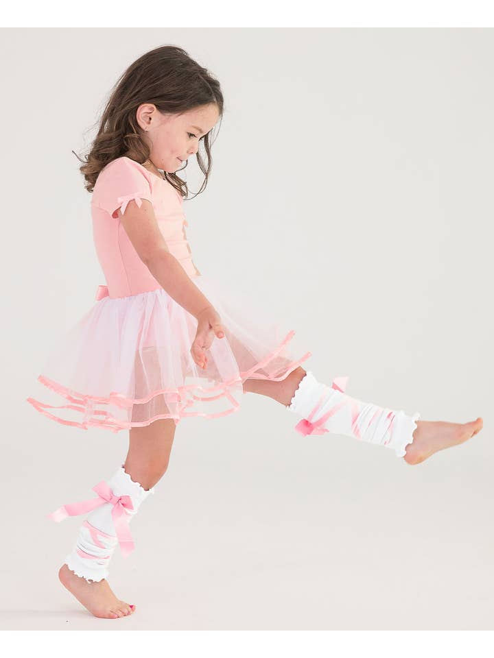 Hvid Pigers hvide ballet sløjfe benvarmere for engroshandel på Faire2