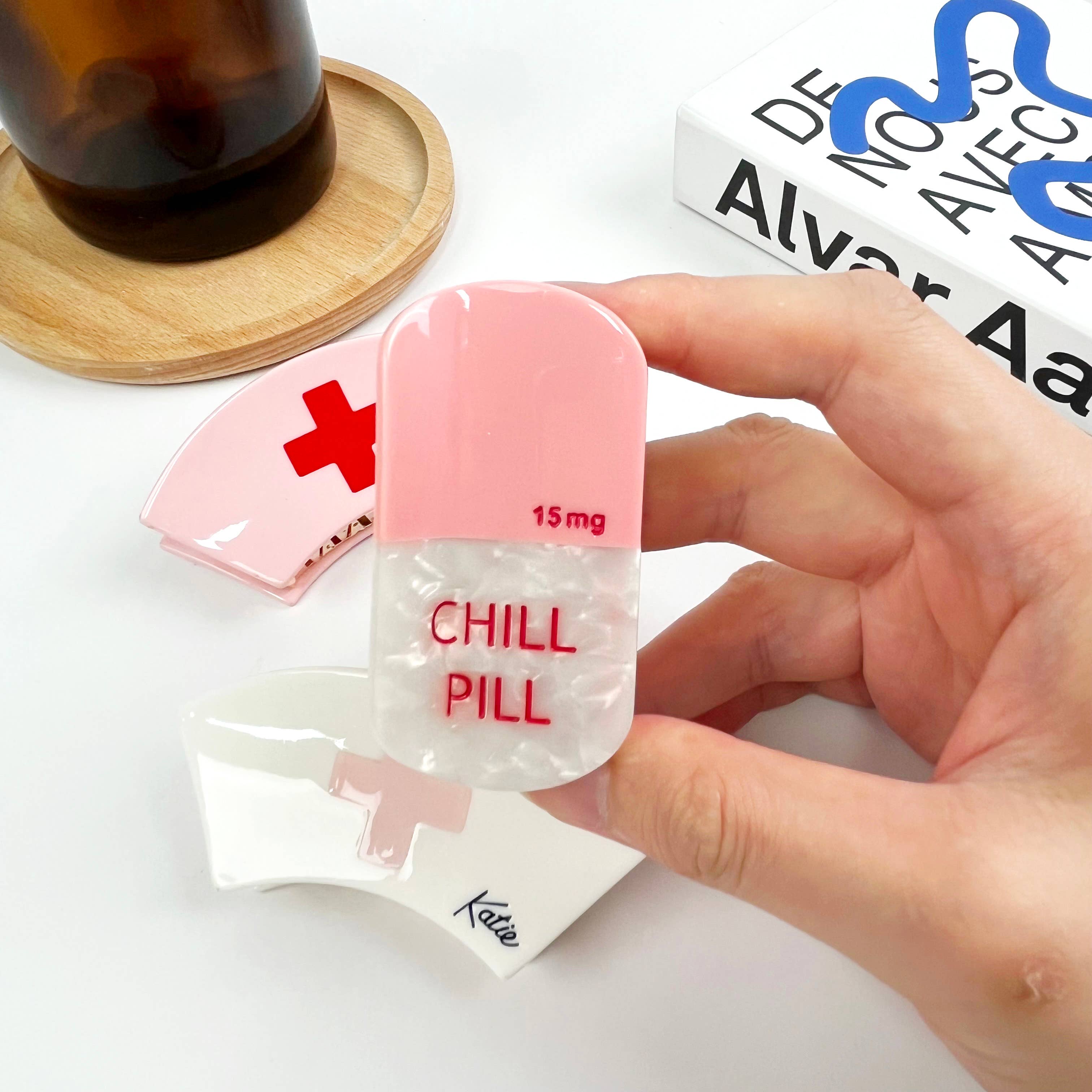 TheDivaSoap – wholesale Hair clip – Women’s – Curved Acetate Hair Clips Nurses Day Hairpin7