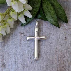 Luxe Design Jewellery – wholesale Individual charm/pendant – Cross Urn Pendant for Cremation Ashes Sterling Silver6