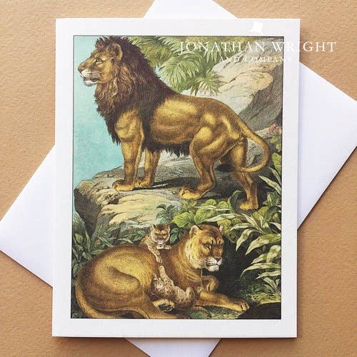 Lion's Den Card for wholesale by Jonathan Wright and Company