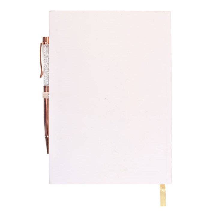 Something Different Wholesale - Wholesale Journal/Diary - Luna Moth Daily Reflection Journal with Clear Quartz Pen