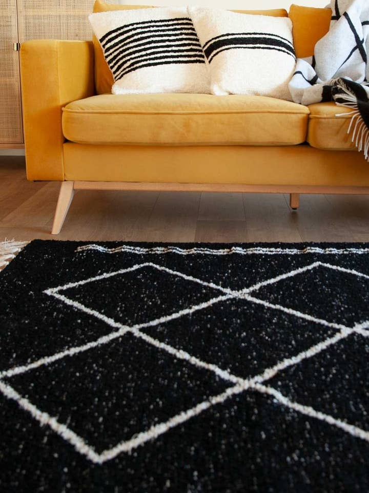 Tappeto Berbero Nero per la vendita all'ingrosso da parte di Blankets Of The World