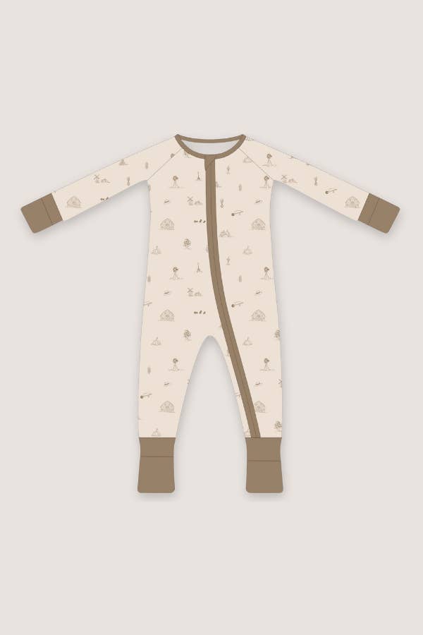 Bleu & Co - Wholesale Lounge Set - Kids - Convertible Two-Way Zipper One Piece | Simple Farm