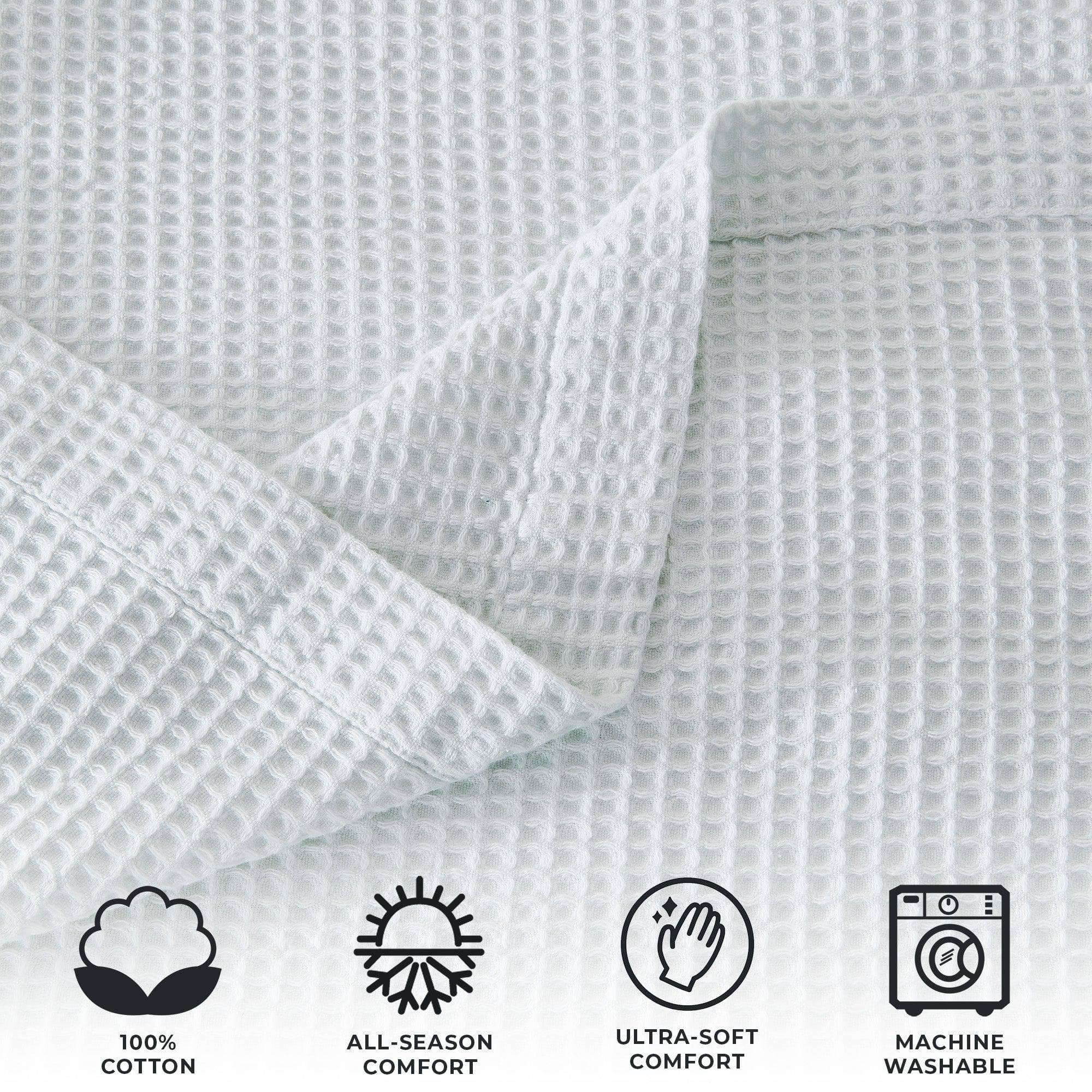 BH Collective - Wholesale Bedding Blanket - Bed Blanket - 100% Cotton Waffle Weave - Mikala Collection68