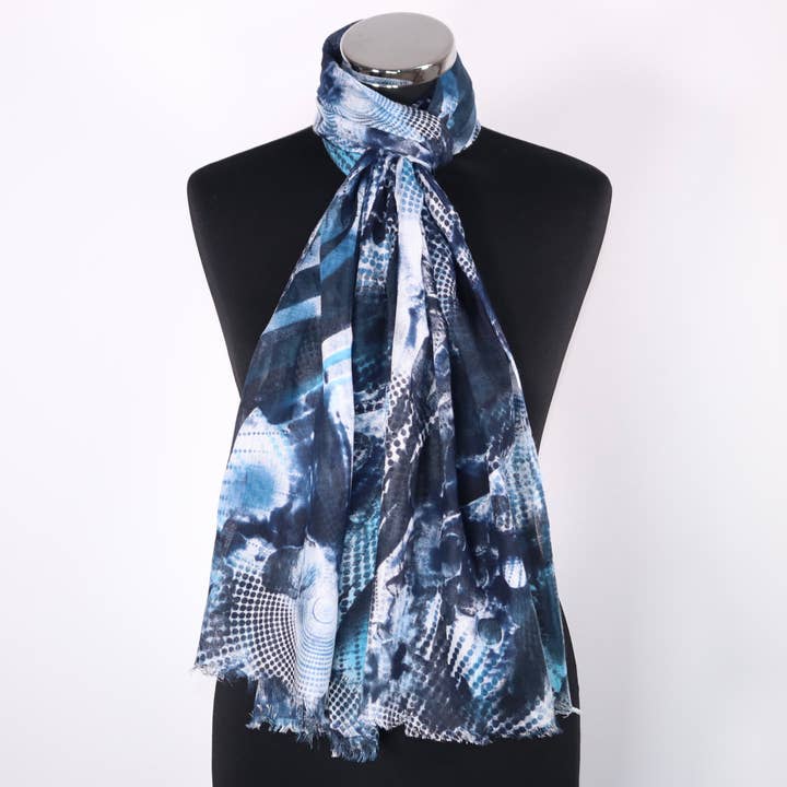 Bufanda de algodón puro Aurora para venta al por mayor de Tivello