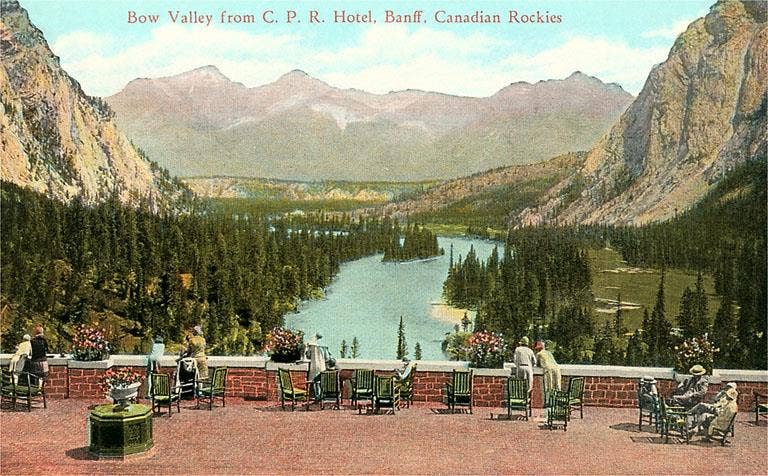 Found Image Press - Vendita all'ingrosso Set di cartoleria/cancelleria - Biglietto d'auguri CN-275 Bow Valley, Banff0