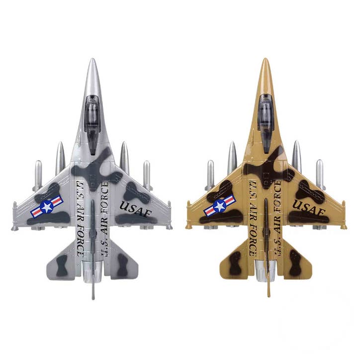 Pagdee Kids Juniors - Wholesale Toy Plane - Kids - DieCast Pullback Fighter Jet Toy