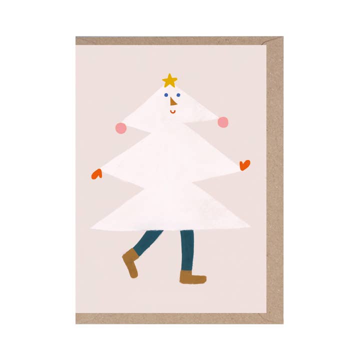 Madame Pine - Chrsitmas Tree - Cute - Minimal for wholesale by Rumble Cards