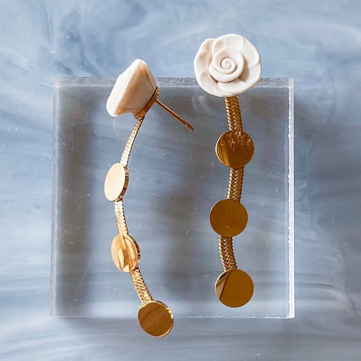 Odette | minimalistisk bryllup ørering for engroshandel hos ShopMOSS