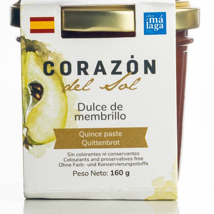 Natural quince jelly Corazón del sol 160g for wholesale by TRAFRUT CANO