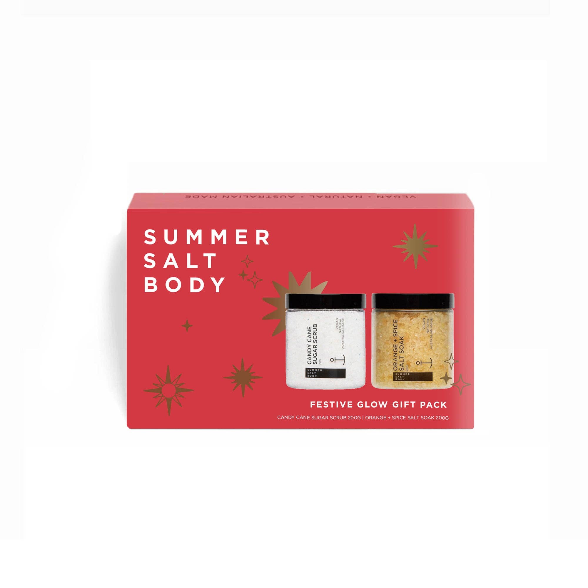 Summer Salt Body - Wholesale Bath & Body Set - Festive Glow Gift Pack0