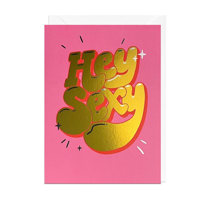 Cartão HEY SEXY FOIL por atacado de Jolly Awesome