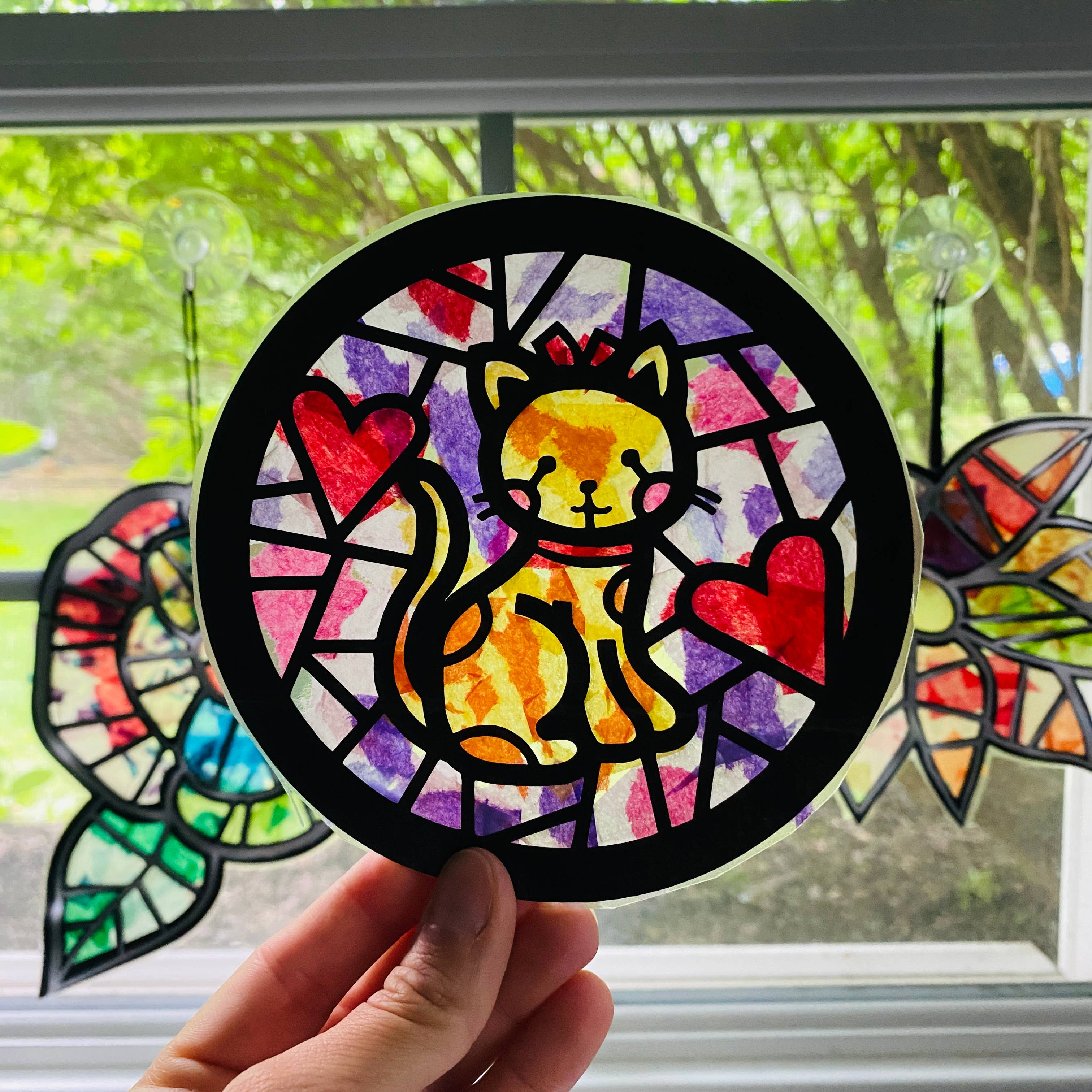 Punch of Color - Vente Kit de bricolage – enfant - Kit attrape-soleil Kitty Cat4