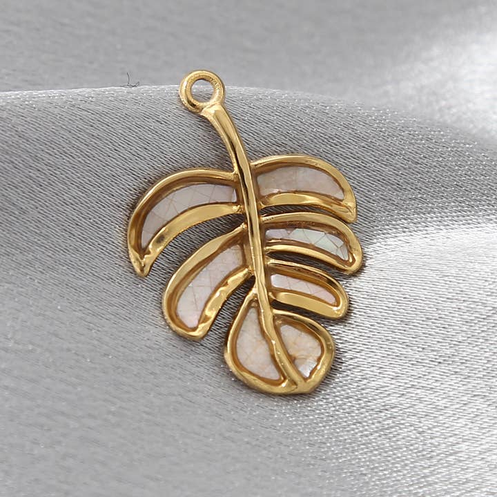 Tourtiwi - Wholesale Individual Charm/Pendant - Ocean Leaf Sea Turtle Accessories Shell Vintage Pendant0