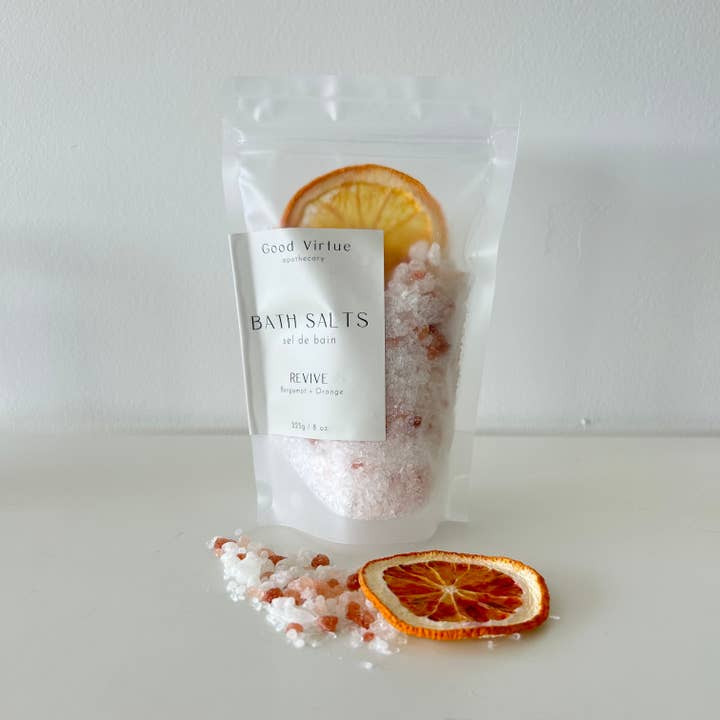 Sais de Banho/Revive/Laranja+Bolsa Bergamota 225g/8 oz por atacado de Good Virtue