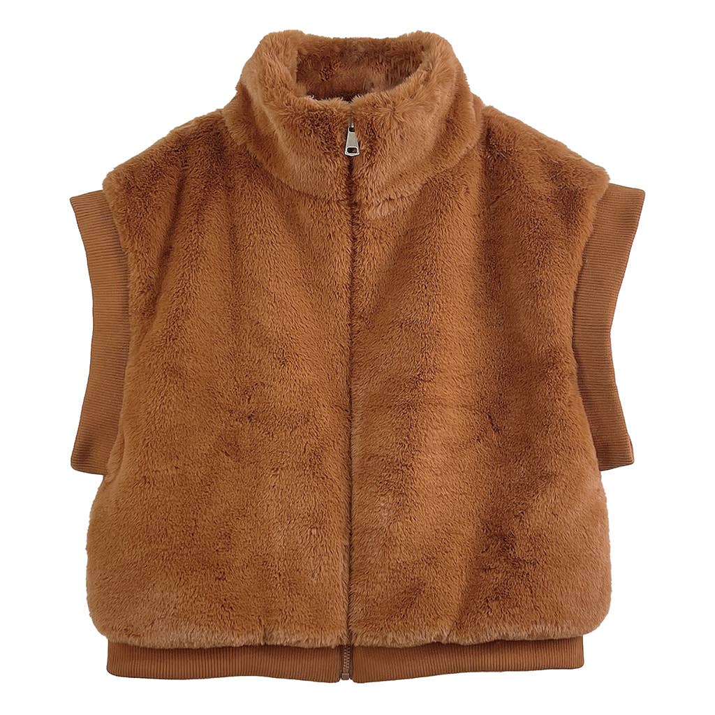 Fashion City - Venta al por mayor Chaleco de abrigo - Mujer - Chaleco cálido y acogedor de piel suave para la moda de otoño-invierno24