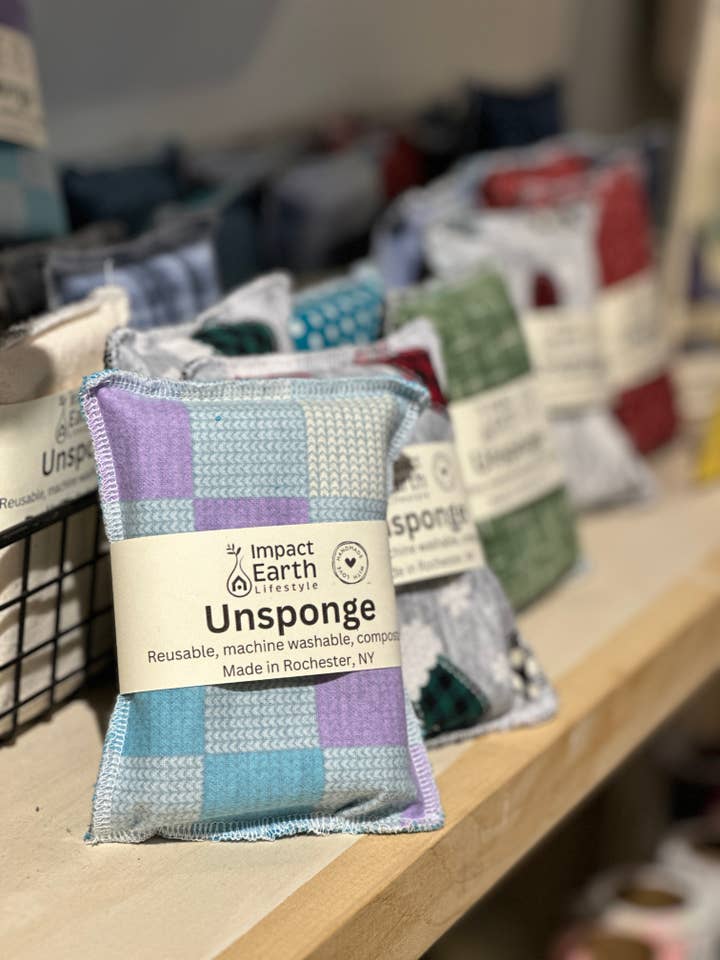 Una spugna, compostabile per la vendita all'ingrosso da parte di Impact Earth Lifestyle