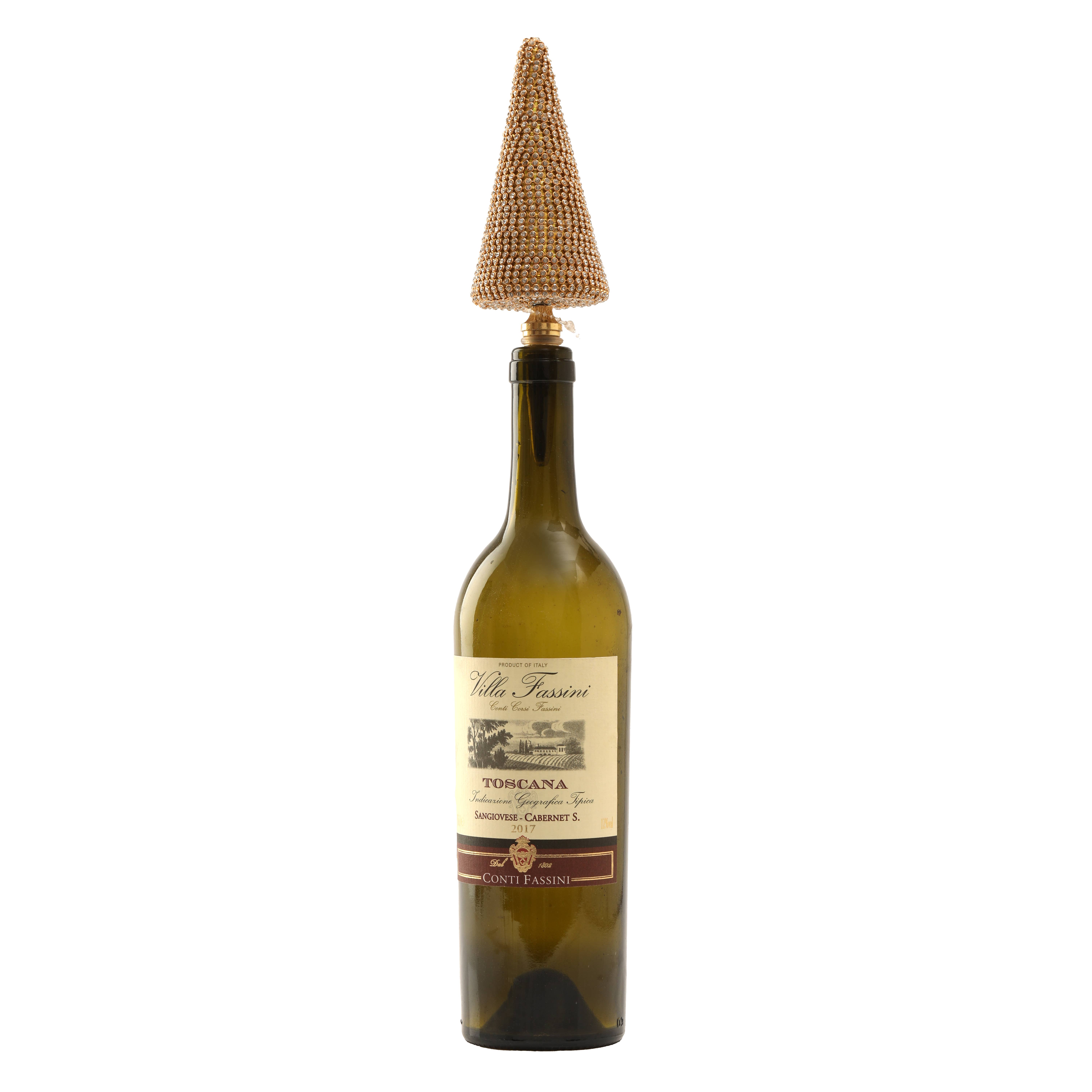 Vatican Homes - Wholesale Wine Stopper -  Gold Tree Bottle Stopper 9.4"1