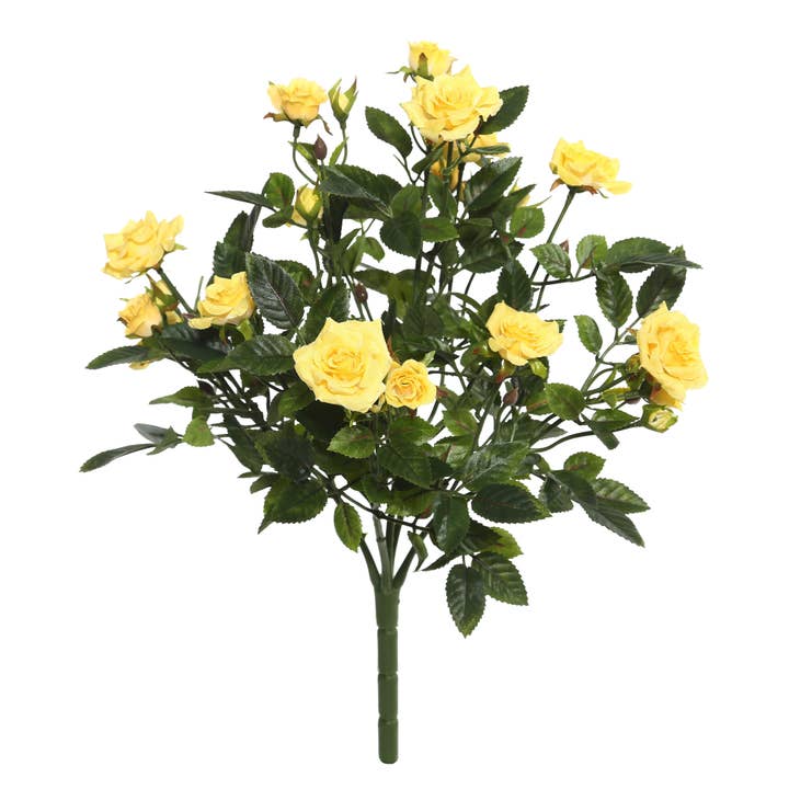 Mini-rosier en diamant jaune artificiel Vickerman de 15 pouces. pour la vente par Vickerman