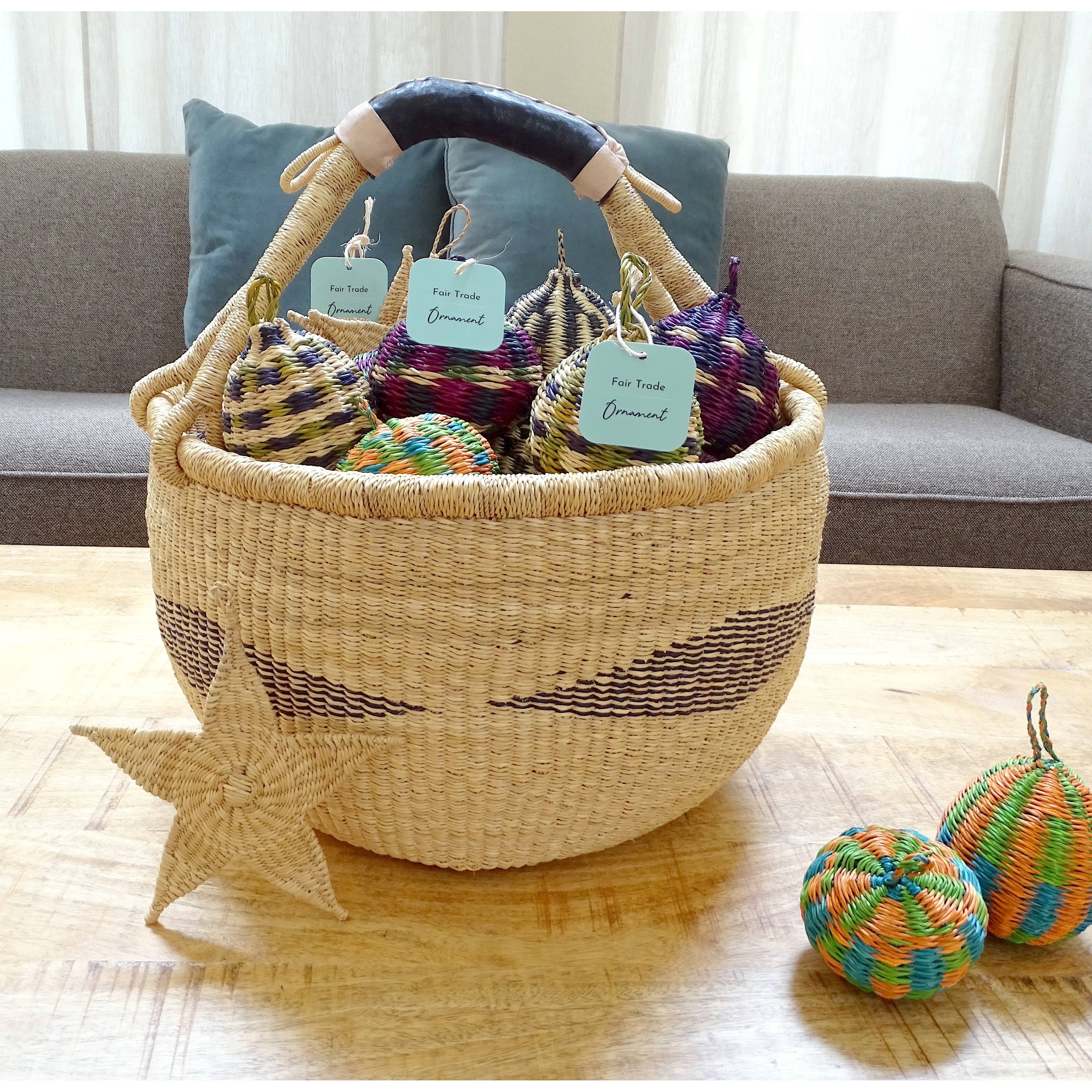 Ti-a Woven Goods - Wholesale Storage Bin - Round Storage Basket - SALE1