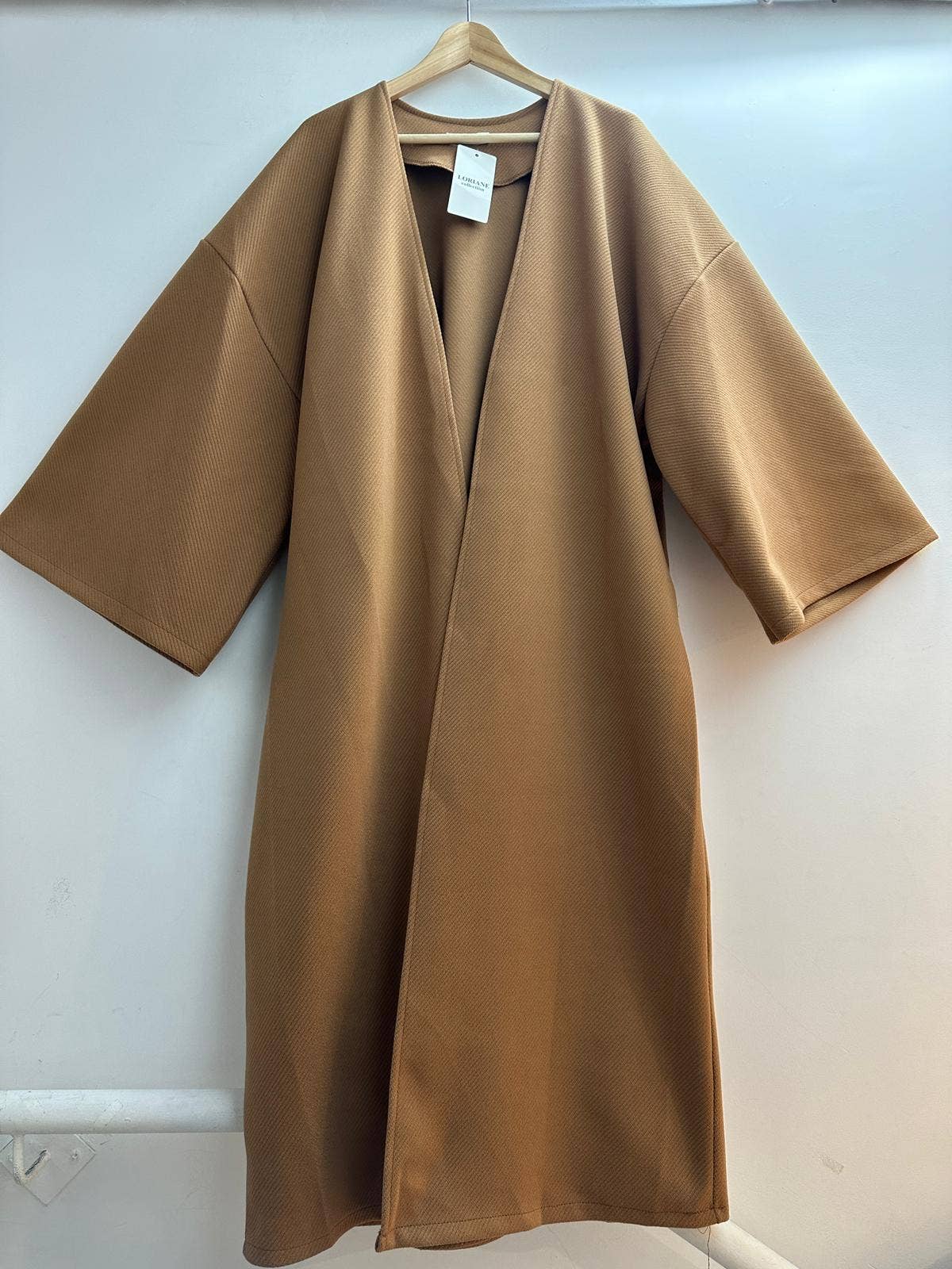 LORIANE - Vendita all'ingrosso Cappotto - Donna - Cappotto oversize lungo con tasca1