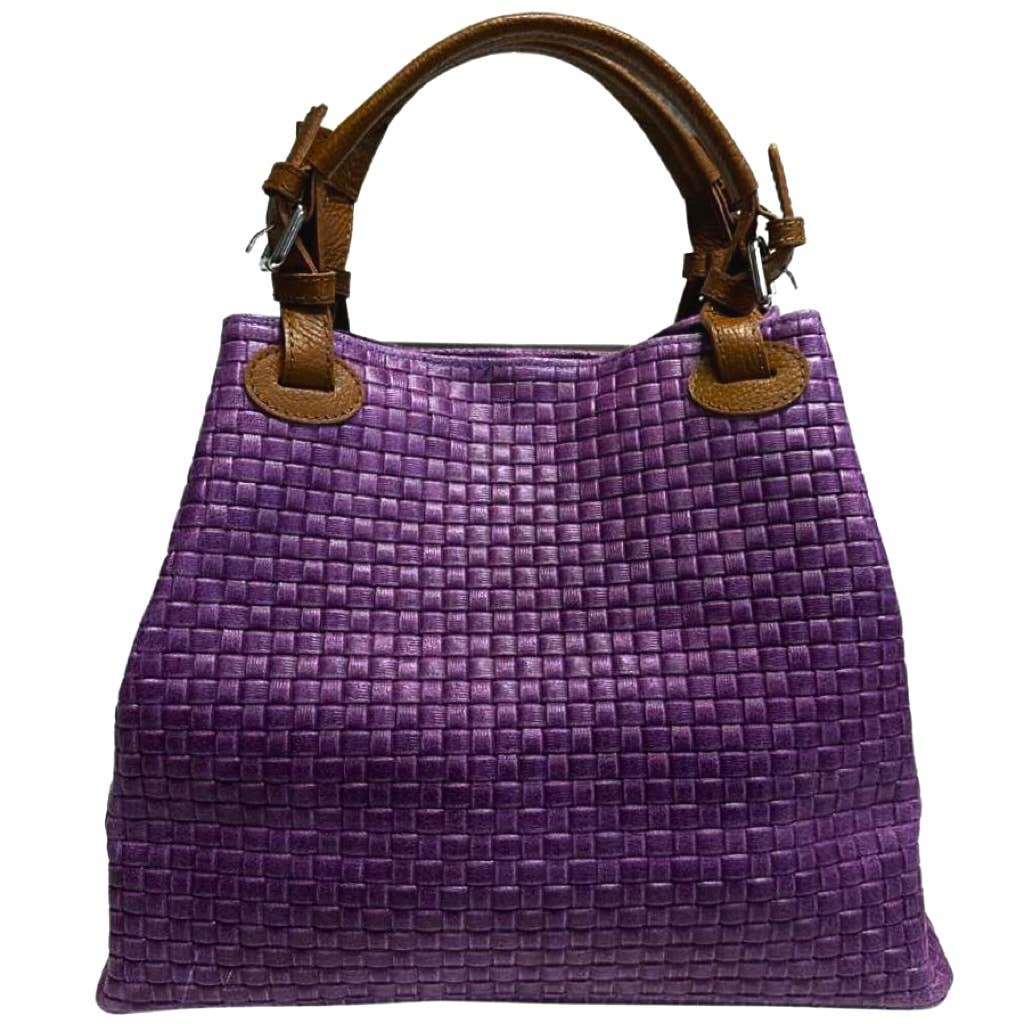 MODARNO - Wholesale Top Handle Bag - Women's - Modarno Women's Woven Print Handbag with Shoulder Strap12