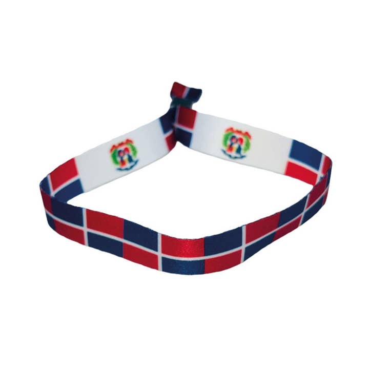 Bracelet - Dominican Republic Flag - P1098 for wholesale by Astur Pins