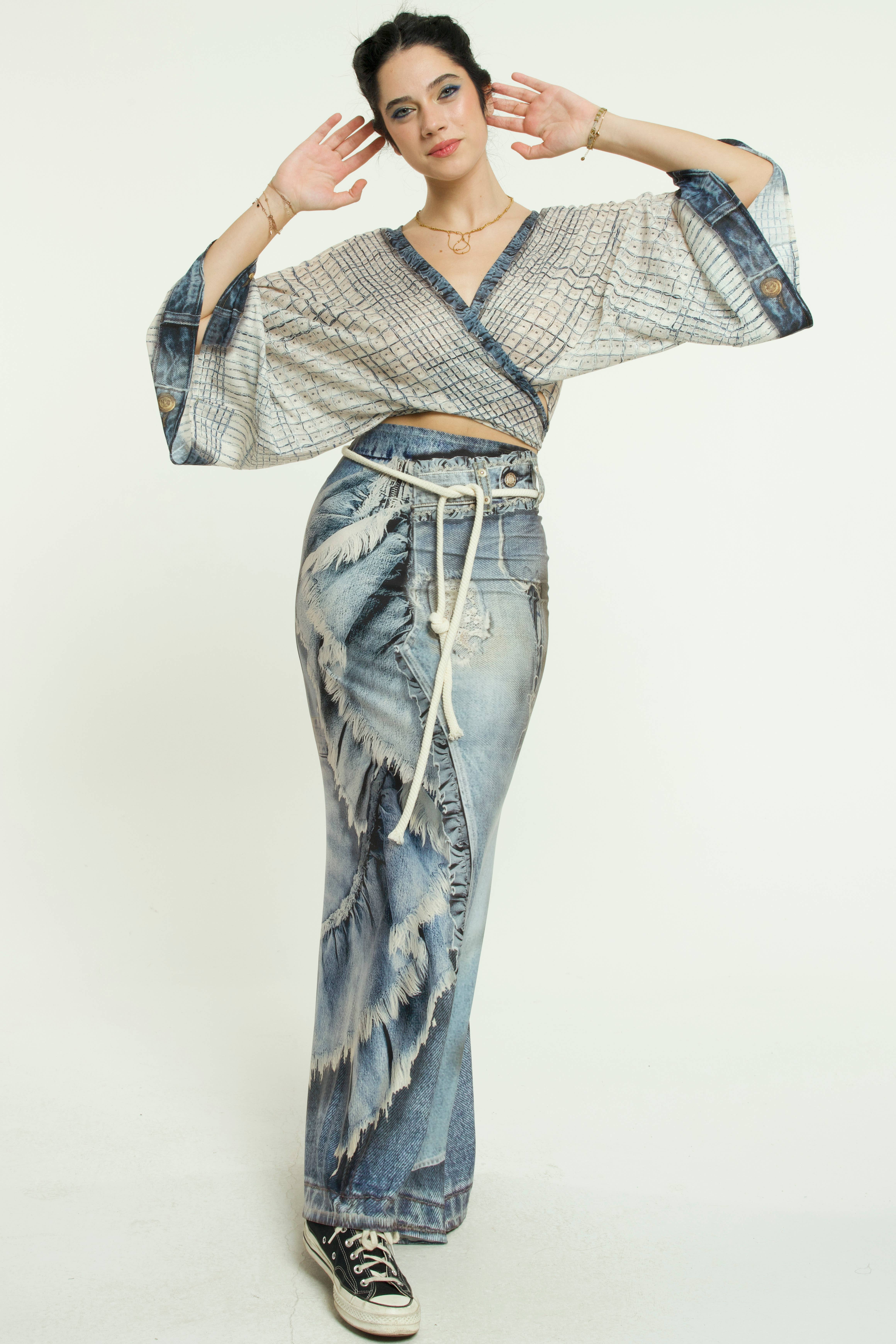 IPNG Design - Wholesale Skirt - Women's - Skirt Mermaid Layered - Jeanious13