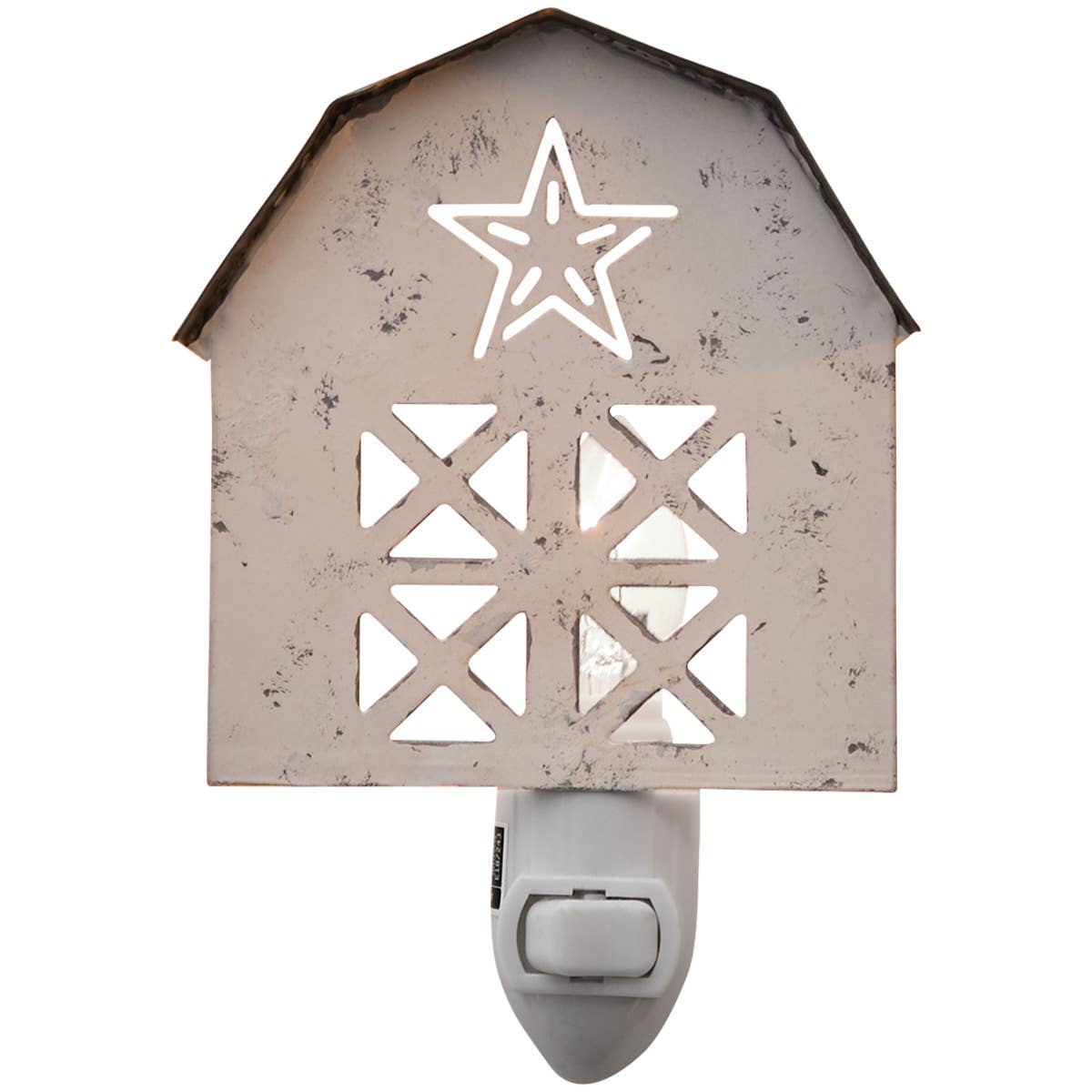 Park Designs - Wholesale Night Light - Barn Night Light - Distressed White0