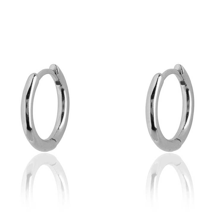 Pretty Basic | Earring Medium | Silver for wholesale by AdornPay Jewellery