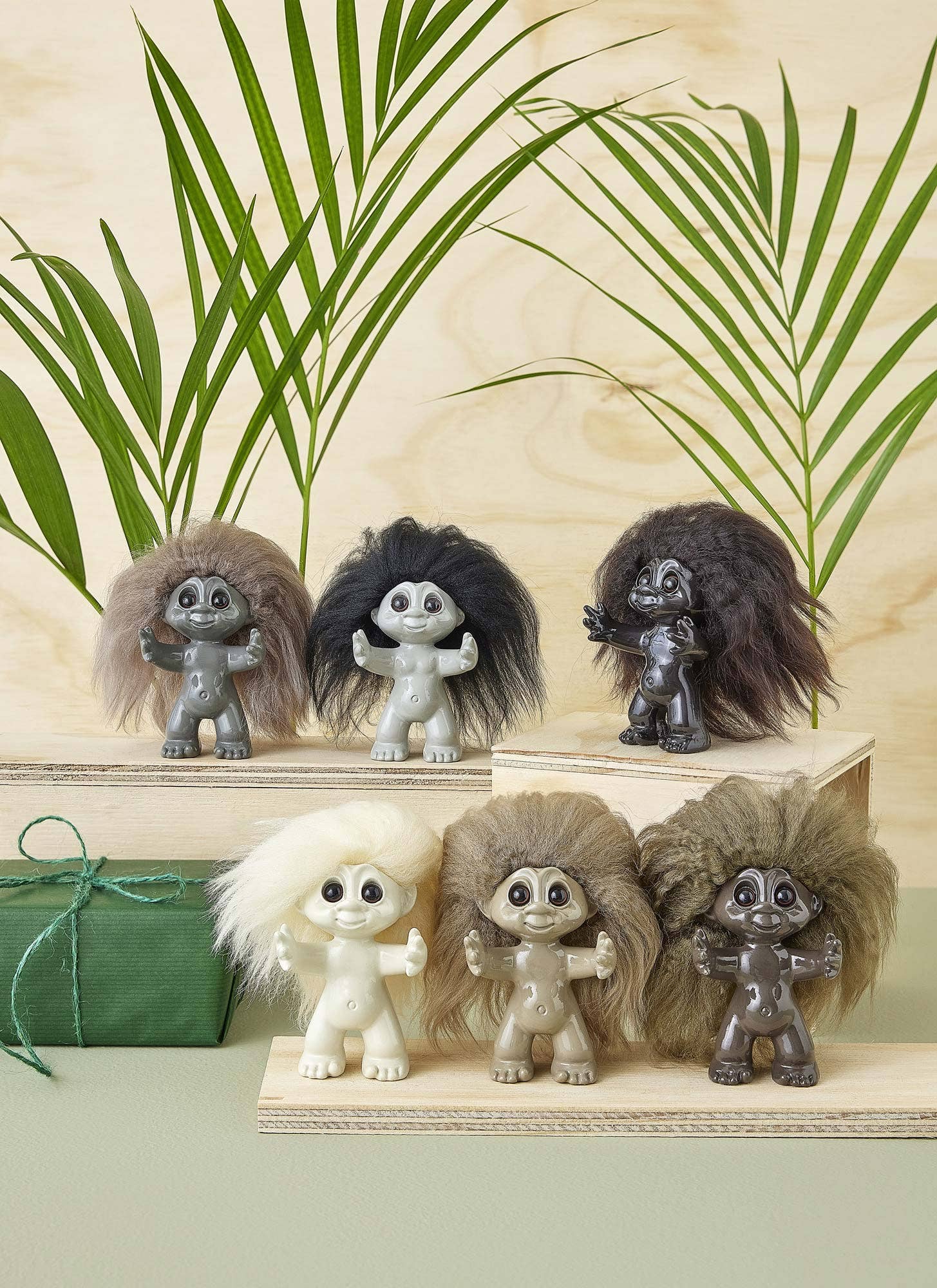 Good Luck Trolls - Wholesale Decorative Figurine - Good Luck Troll, sand, 9 cm3