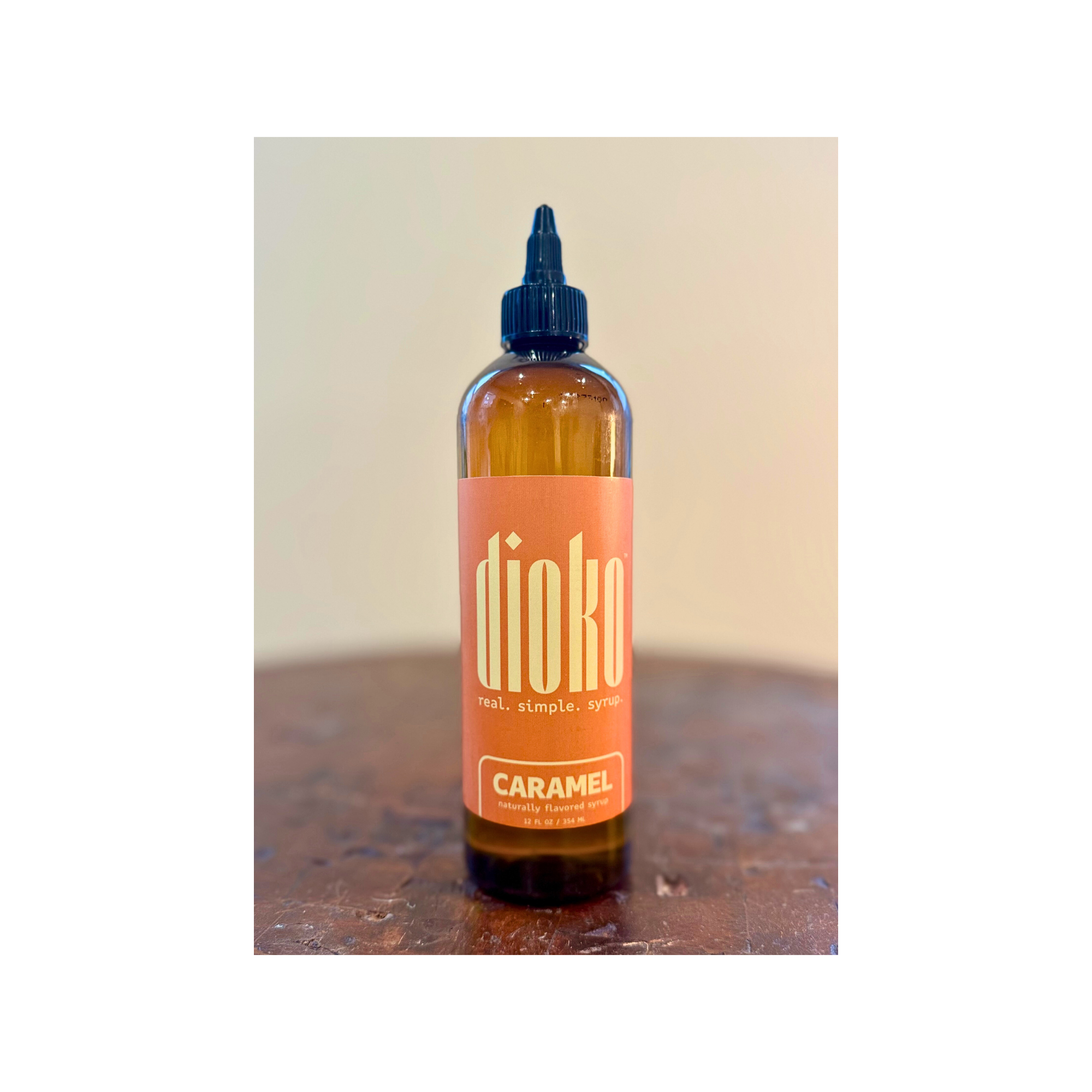 Dioko Flavors LLC - Wholesale Flavored Syrup - Dioko Premium Simple Syrup, 12 fl. oz Caramel 4