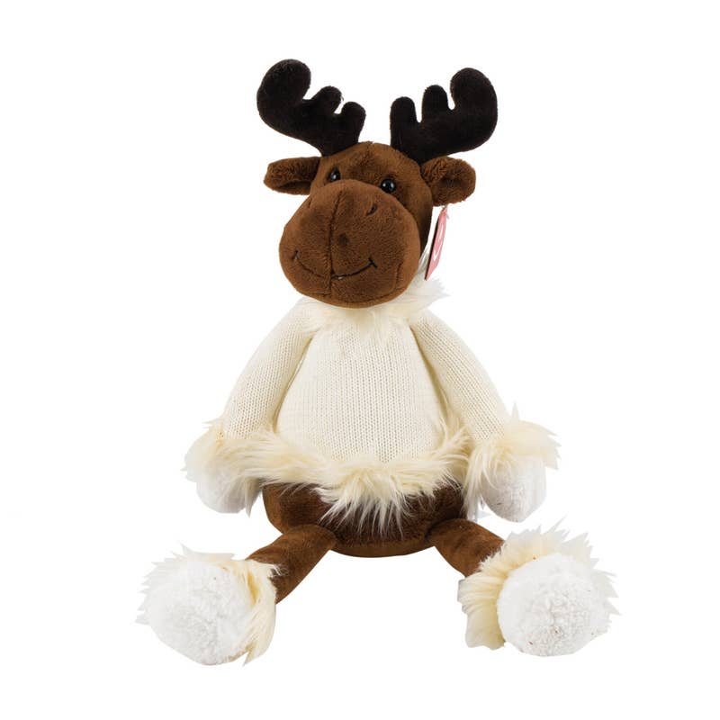 Deluxe Import Trading - Wholesale Stuffed/Plush Toy - Kids & Baby - Holiday Mitzi the Chocolate Moose Plush Toy - 16''0