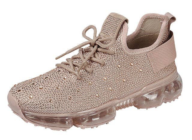Mars Sky Shoes Wholesale - Vente Baskets tendance – femme - Pack de 18 paires de baskets transparentes en Flyknit avec strass pour femmes Forever FLOW-22 - 18,45/paire2