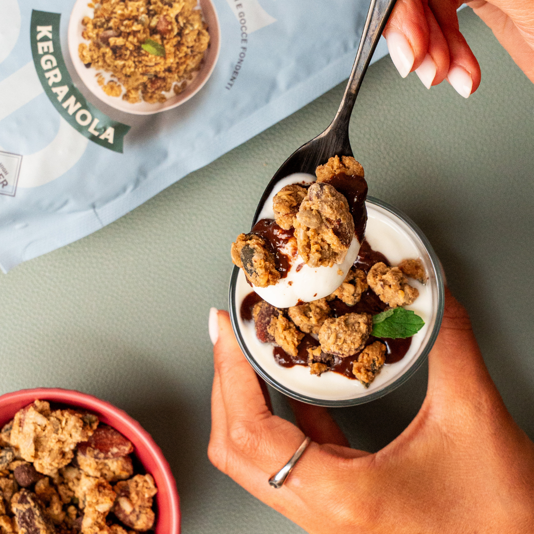 KeFood - Wholesale Granola - KETO GRANOLA WITHOUT SUGAR WITH CHOCOLATE CHIPS 225G1