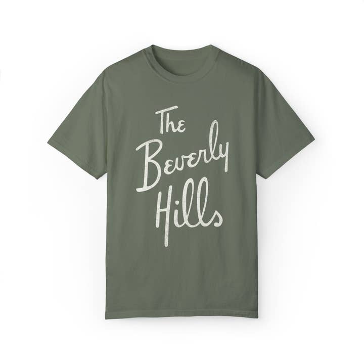 KILLER RETRO - Wholesale Screen Printed T-Shirt - Unisex - Vintage Beverly Hills Graphic Tee5