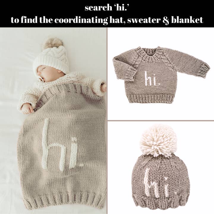 Huggalugs - Wholesale Knit Sweater - Baby - hi. Pebble Crew Neck Sweater Baby & Toddler
