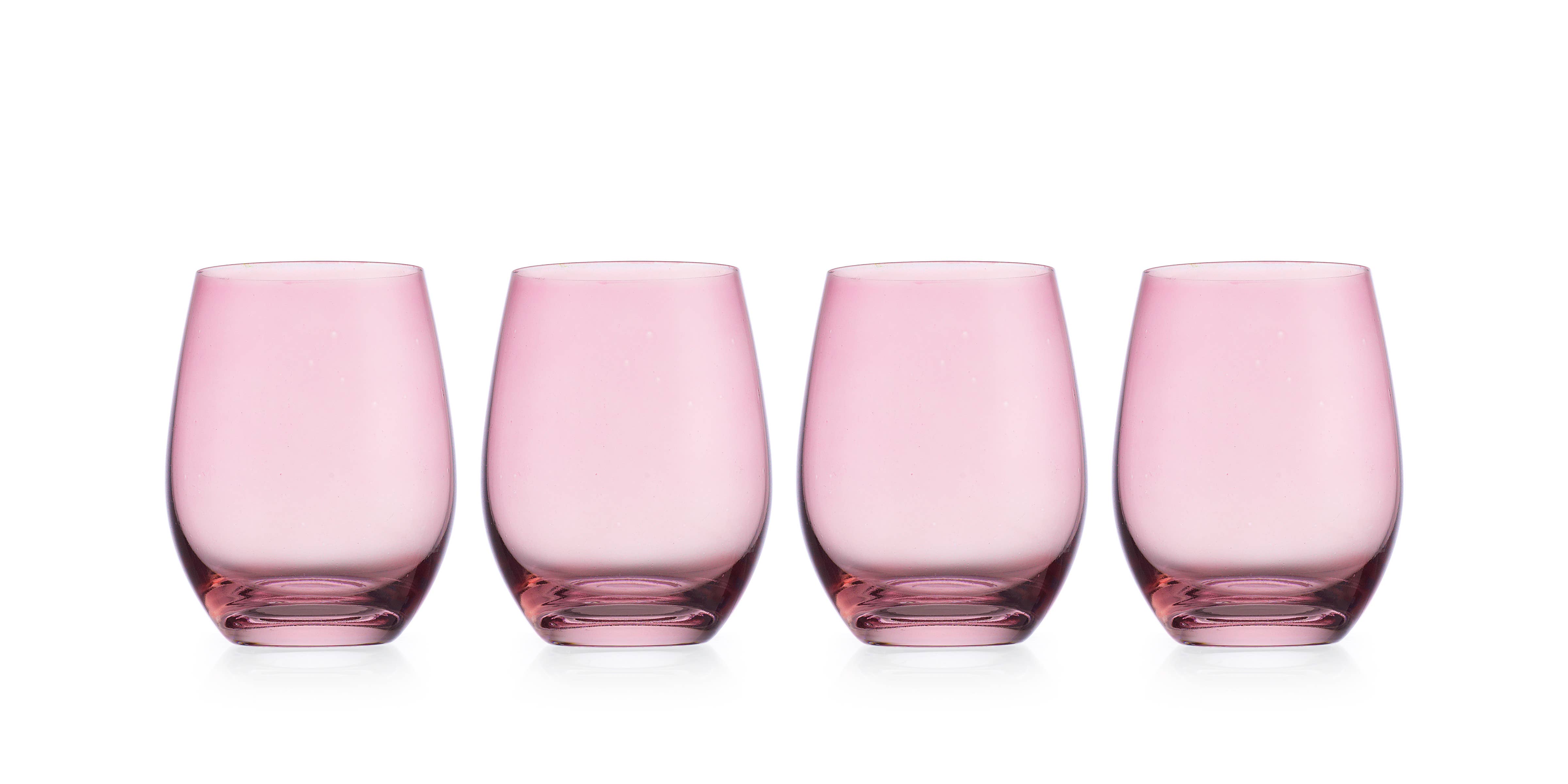 Godinger – Copo de vinho por atacado – Conjunto de Quatro Copos de Vinho sem Pé Veneto - Várias cores disponíveis0